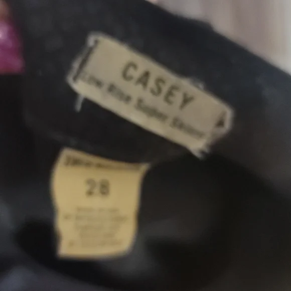 Excellent black snake skin super skinny pants true religion sz 28 - Picture 3 of 4